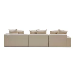 New Horgans Madrid Modular Sofa 3 Seat Left Dutch White