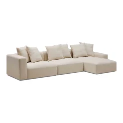 Discount Horgans Madrid Modular Sofa 3 Seat Right Dutch White