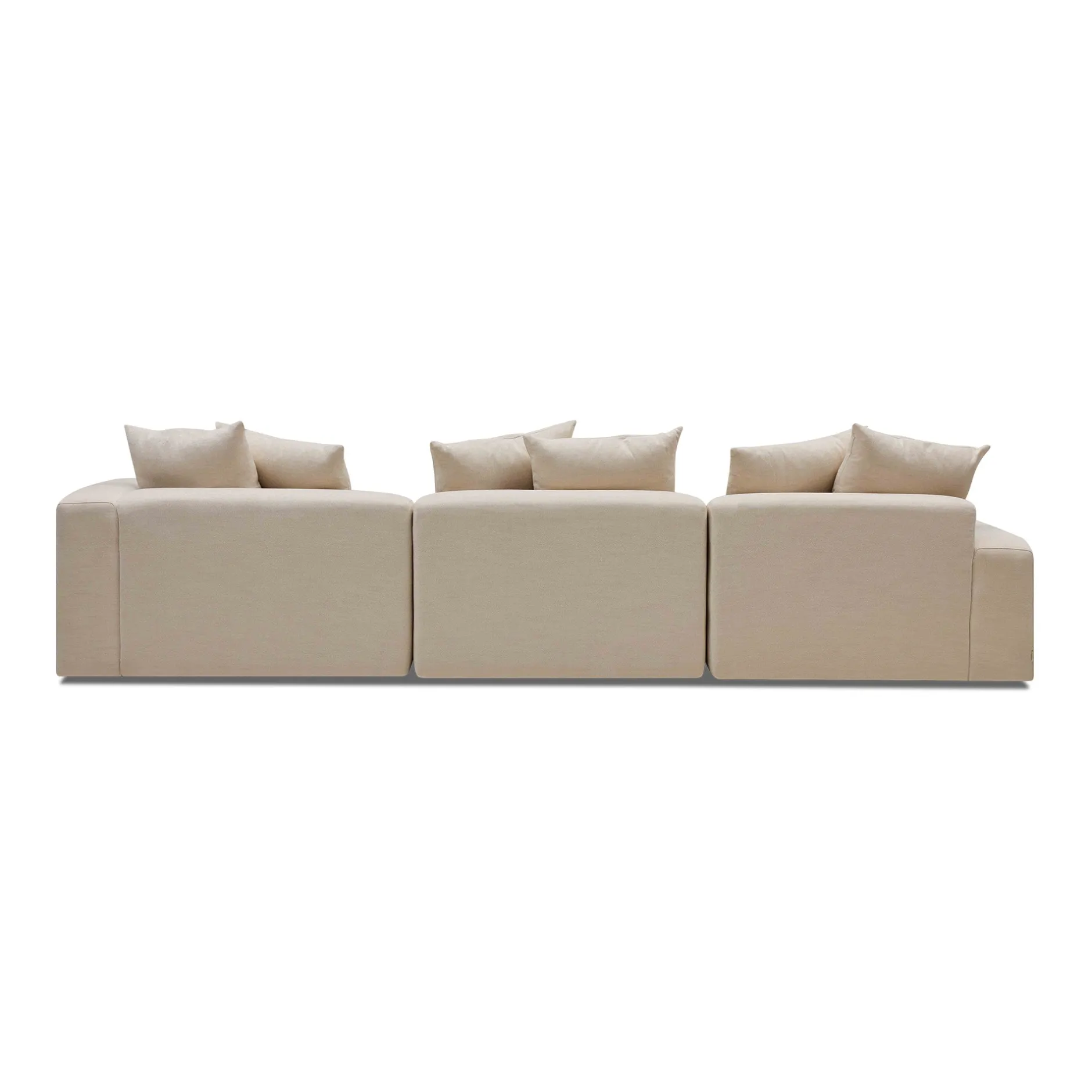 Discount Horgans Madrid Modular Sofa 3 Seat Right Dutch White