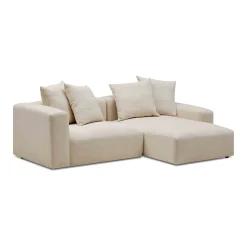 Hot Horgans Madrid Modular Sofa 2 Seat Right Dutch White