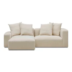 Fashion Horgans Madrid Modular Sofa 2 Seat Left Dutch White
