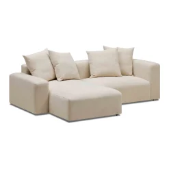 Fashion Horgans Madrid Modular Sofa 2 Seat Left Dutch White