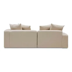 Fashion Horgans Madrid Modular Sofa 2 Seat Left Dutch White