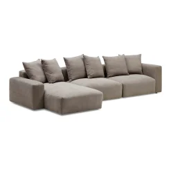Fashion Horgans Madrid Modular Sofa 3 Seat Left Slate