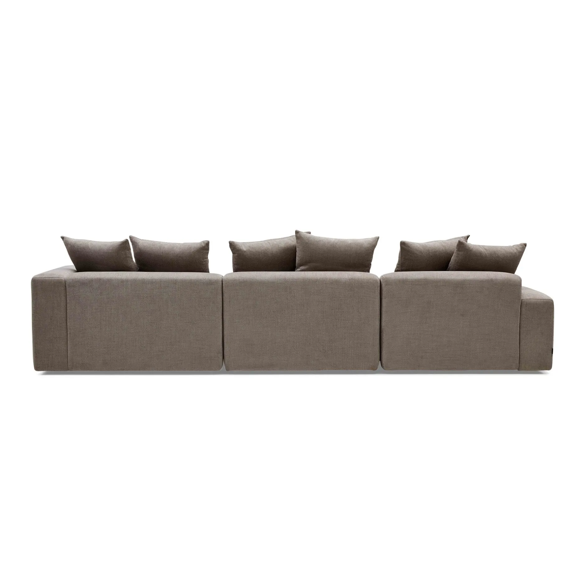 Fashion Horgans Madrid Modular Sofa 3 Seat Left Slate