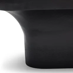 New Horgans Malmo Marble Coffee Table Small White & Black
