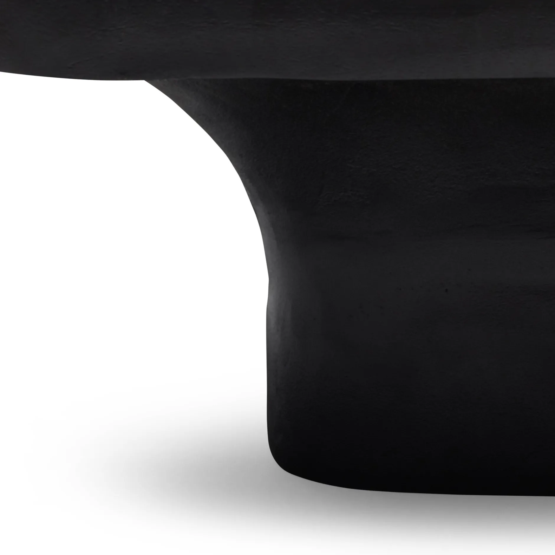 New Horgans Malmo Marble Coffee Table Large White & Black
