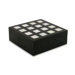 Clearance Horgans Maraba Box Bone Black & White
