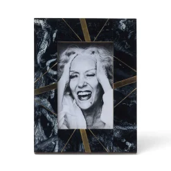 Sale Horgans Marais Photo Frame 4 x 6 Black & Grey