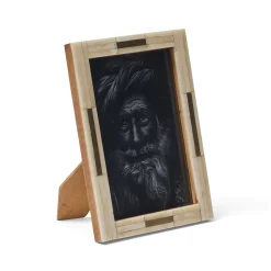Discount Horgans Marfi Photo Frame 5 x 7 Antiqued Bone & Brass
