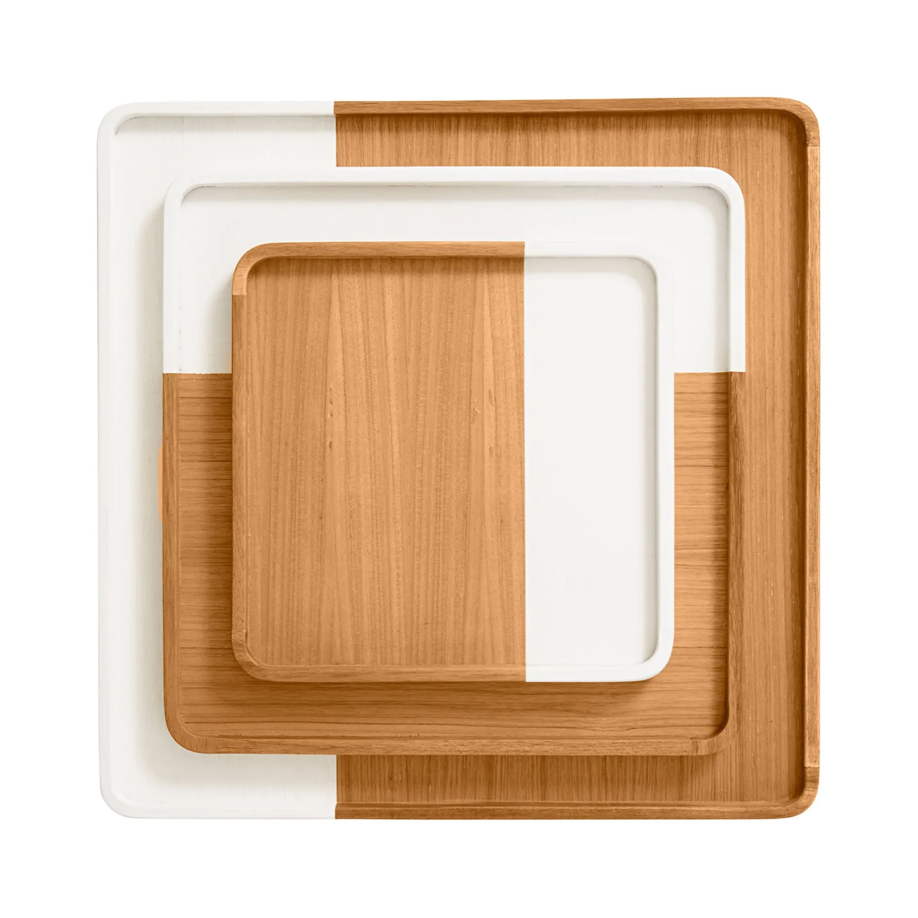 Discount Horgans Marley Display Tray Large White Acacia & White