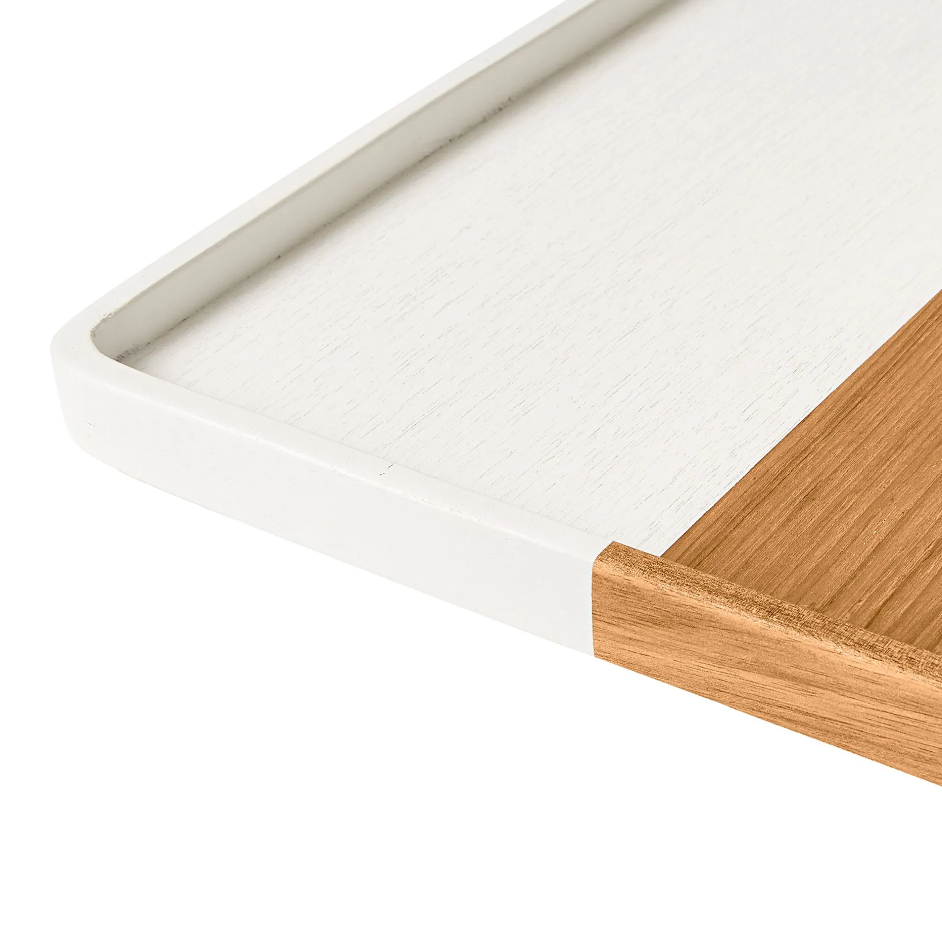 Discount Horgans Marley Display Tray Large White Acacia & White