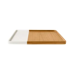 Discount Horgans Marley Display Tray Large White Acacia & White