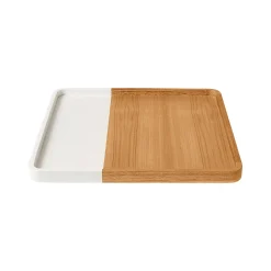 New Horgans Marley Display Tray Medium White Acacia & White