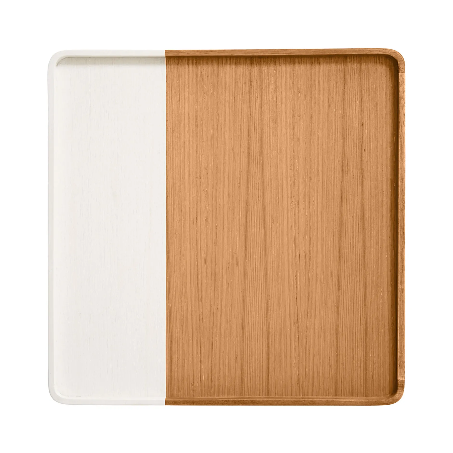 New Horgans Marley Display Tray Medium White Acacia & White