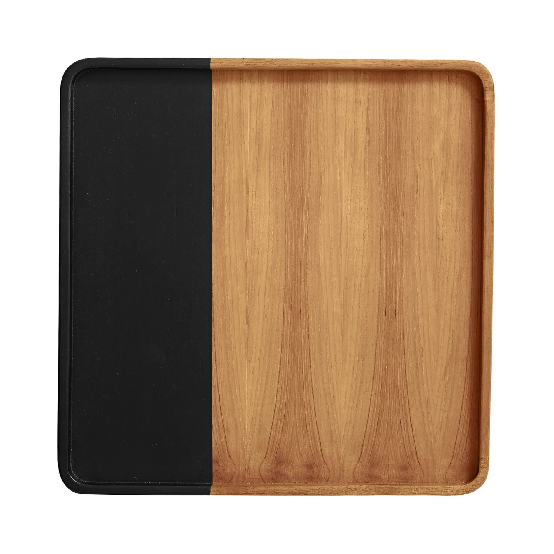 Online Horgans Marley Display Tray Medium Black Acacia & Black