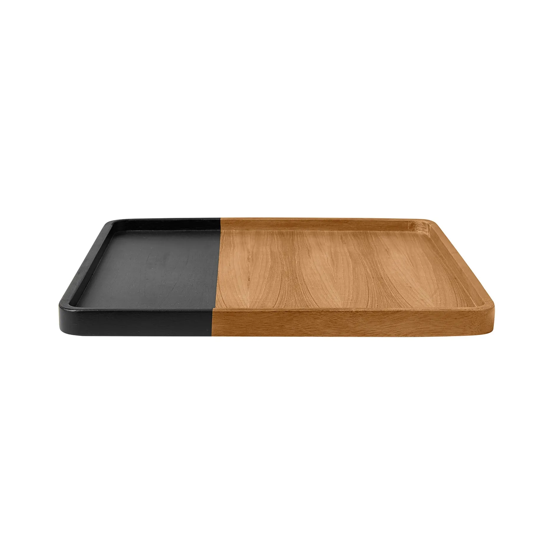 Online Horgans Marley Display Tray Medium Black Acacia & Black