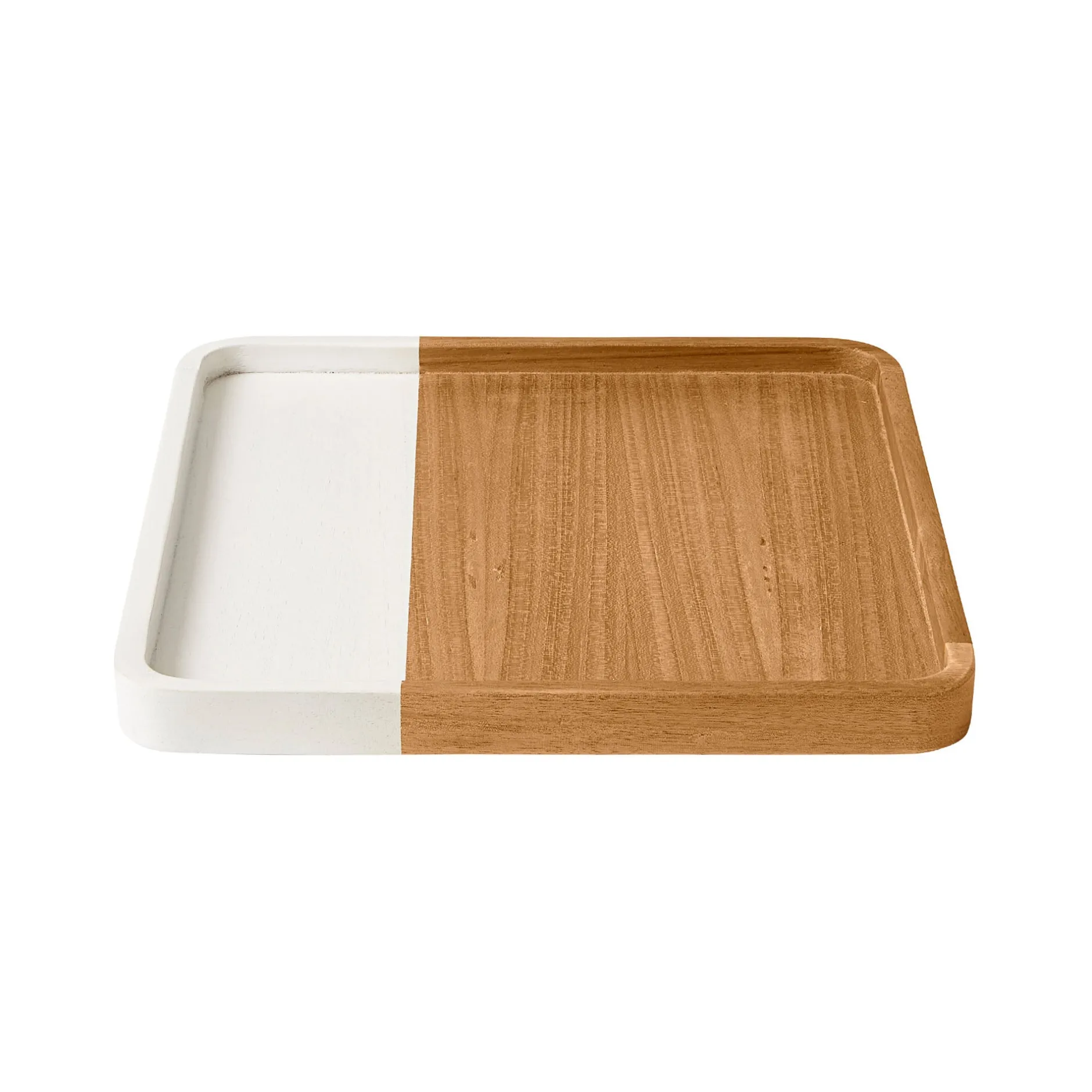 Fashion Horgans Marley Display Tray Small White Acacia & White