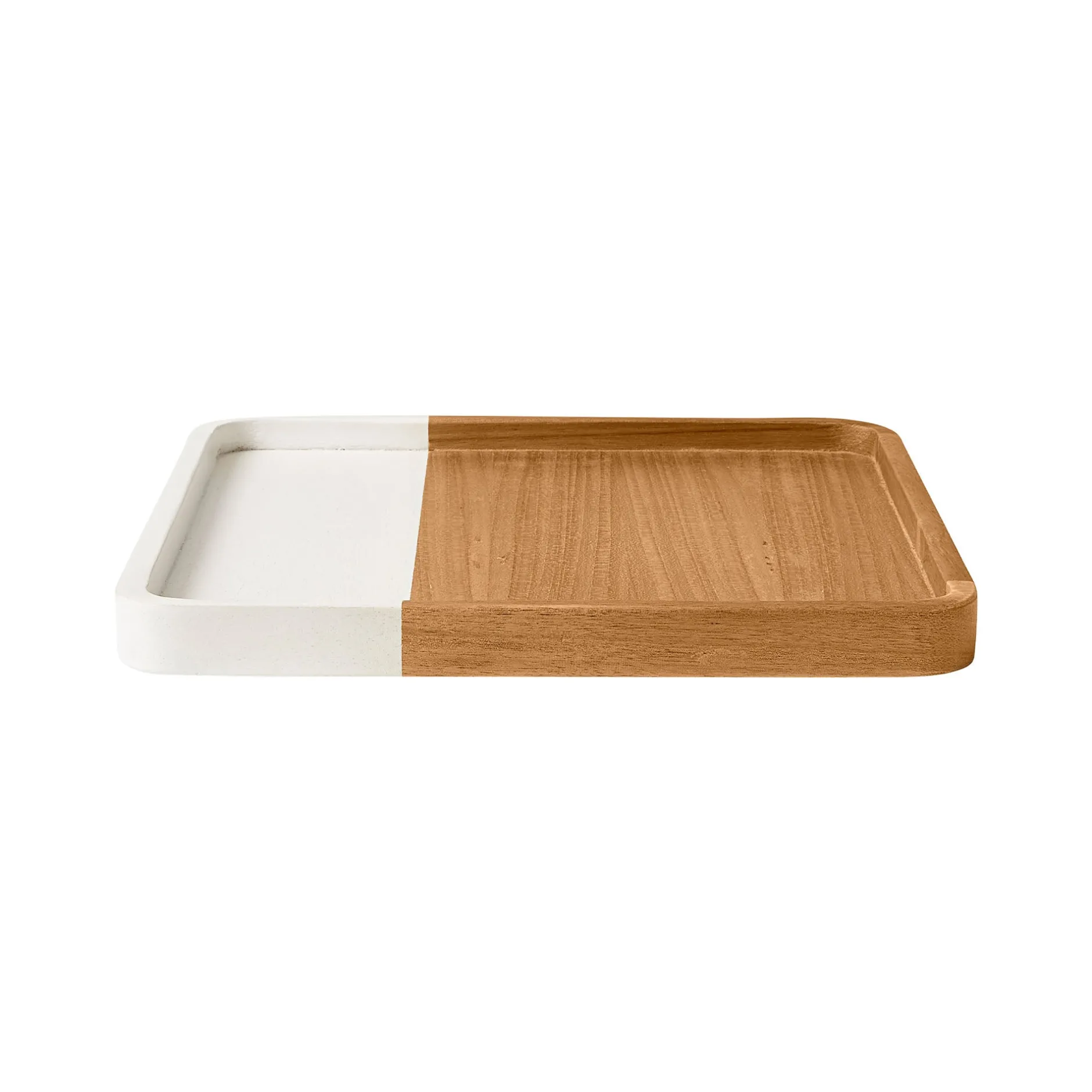 Fashion Horgans Marley Display Tray Small White Acacia & White