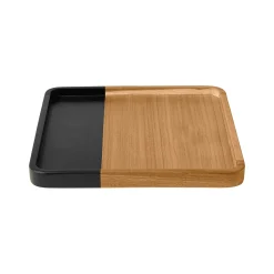 Outlet Horgans Marley Display Tray Small Black Acacia & Black