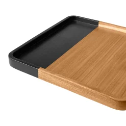 Outlet Horgans Marley Display Tray Small Black Acacia & Black