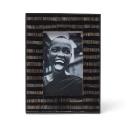 Discount Horgans Mastari Photo Frame 4 x 6 Tan & Black