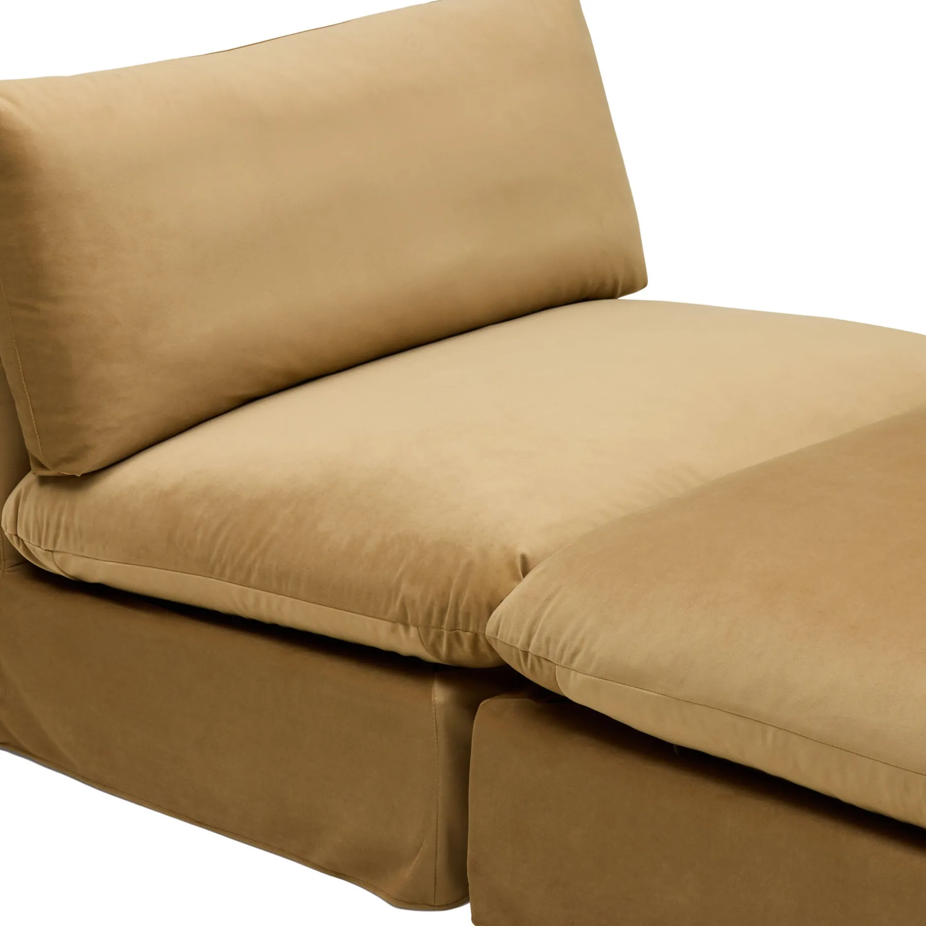 Best Horgans Mia Daybed Sand Sand Velvet