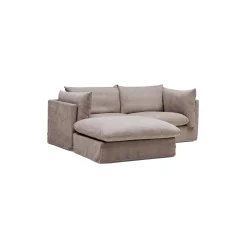 Online Horgans Mia Modular Sofa 2 Seat with Ottoman Oatmeal