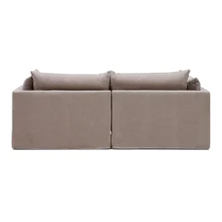 Online Horgans Mia Modular Sofa 2 Seat with Ottoman Oatmeal