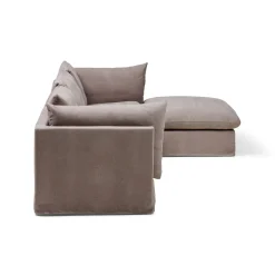 New Horgans Mia Modular Sofa 3 Seat with Ottoman Oatmeal