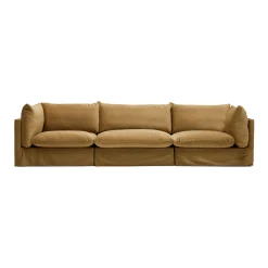 Sale Horgans Mia Modular Sofa Sand 3 Seat Sand Velvet