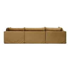 Sale Horgans Mia Modular Sofa Sand 3 Seat Sand Velvet