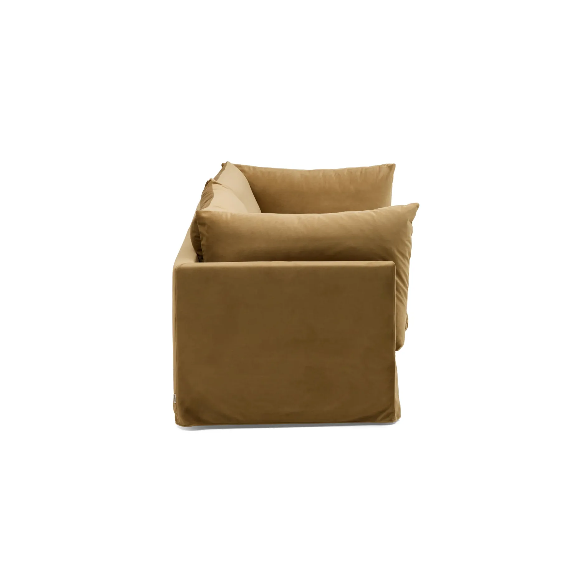 Fashion Horgans Mia Modular Sofa Sand 2 Seat Sand Velvet