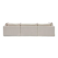Sale Horgans Mia Modular Sofa 3 Seat with Ottoman Warm Ivory