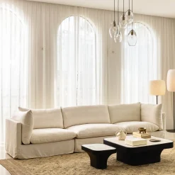 Hot Horgans Mia Modular Sofa 3 Seat Warm Ivory