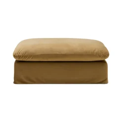 Outlet Horgans Mia Ottoman Sand Sand Velvet
