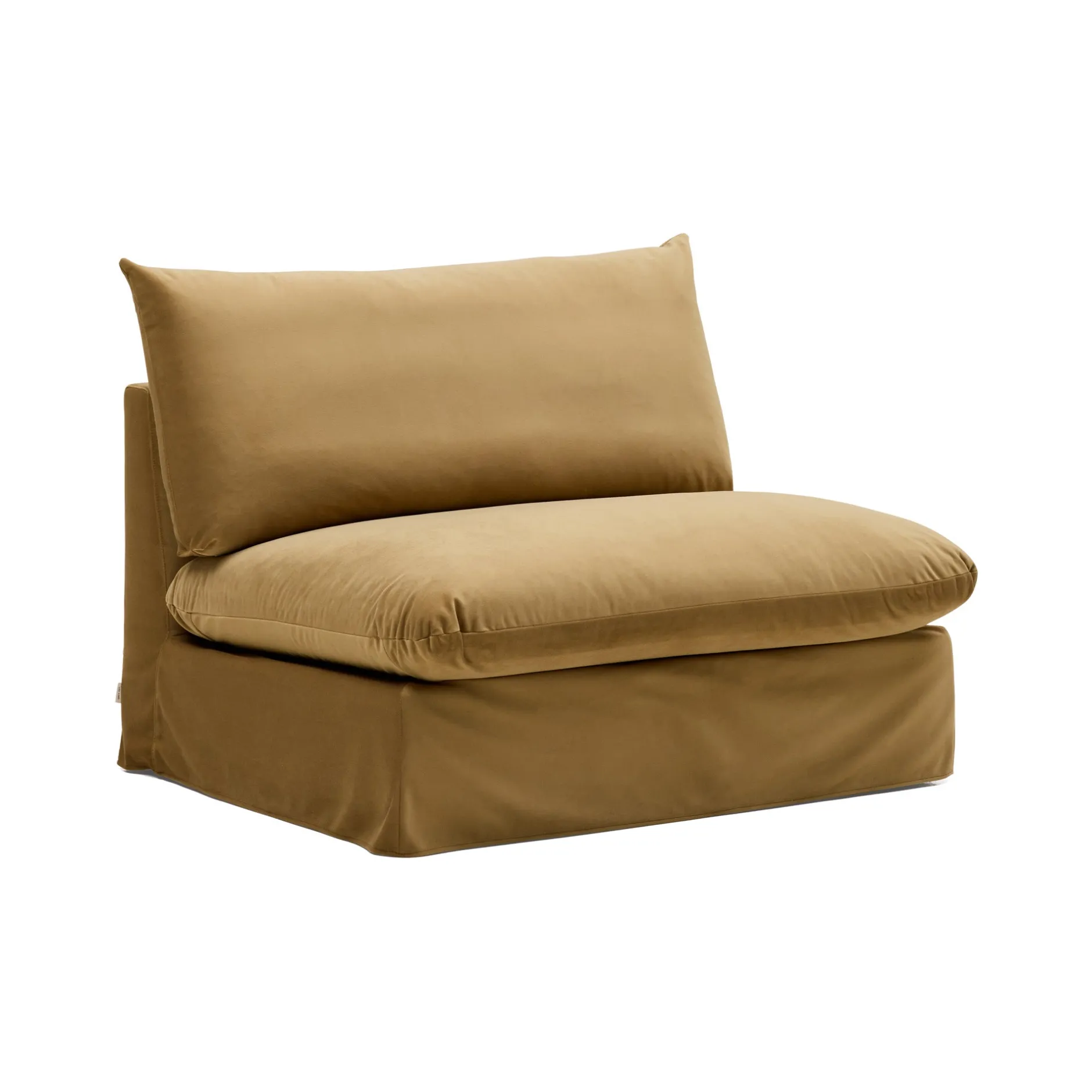 Outlet Horgans Mia Sofa Chair Sand Sand Velvet