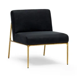 Online Horgans Mila Chair & Gold Black