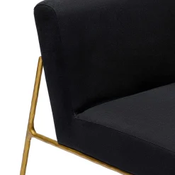 Online Horgans Mila Chair & Gold Black