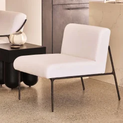 Hot Horgans Mila Chair & Black Powder White