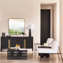 Hot Horgans Mila Chair & Black Powder White