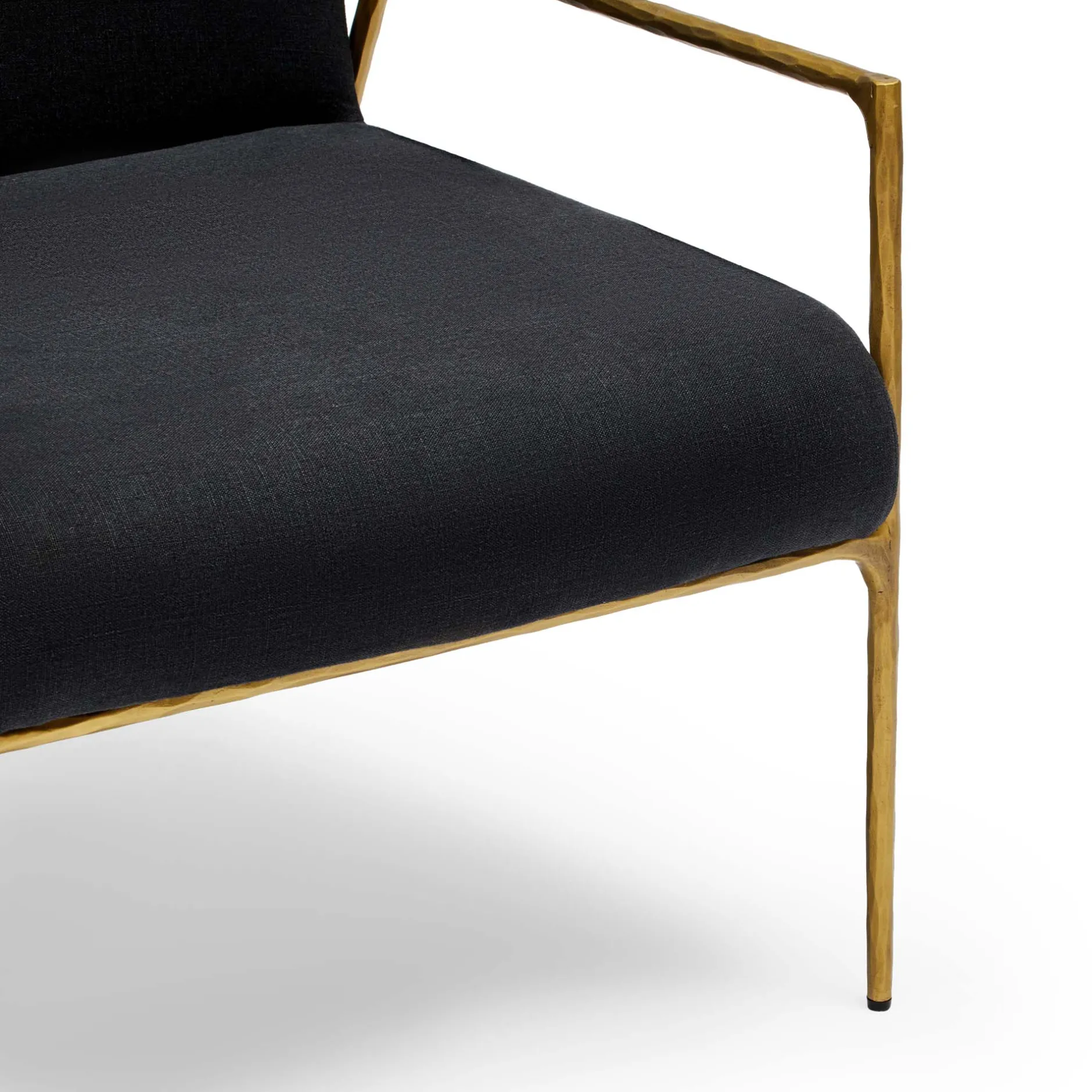 New Horgans Mila Chair with Arms & Gold Black