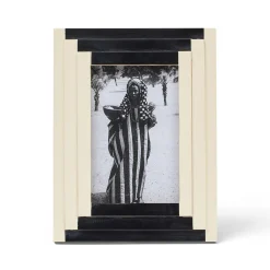Hot Horgans Milli Photo Frame 4 x 6 Black & Cream