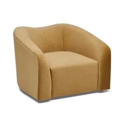 Hot Horgans Muse Swivel Chair Sand Sand Velvet
