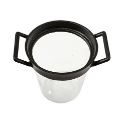 Outlet Horgans Neva Glass Ice Bucket Small Black & Glass