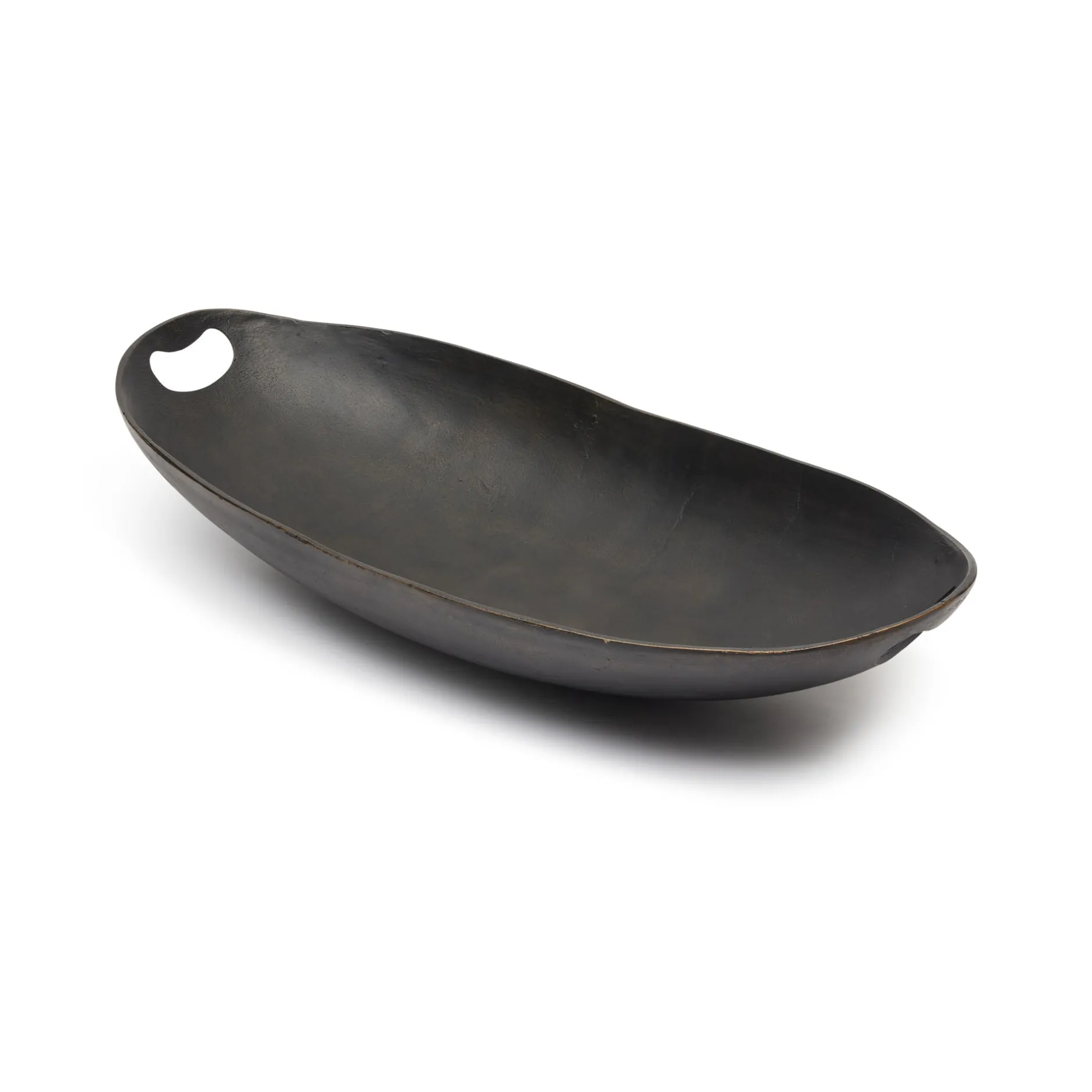 Clearance Horgans Noir Oval Bowl Bronze Black