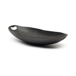 Clearance Horgans Noir Oval Bowl Bronze Black