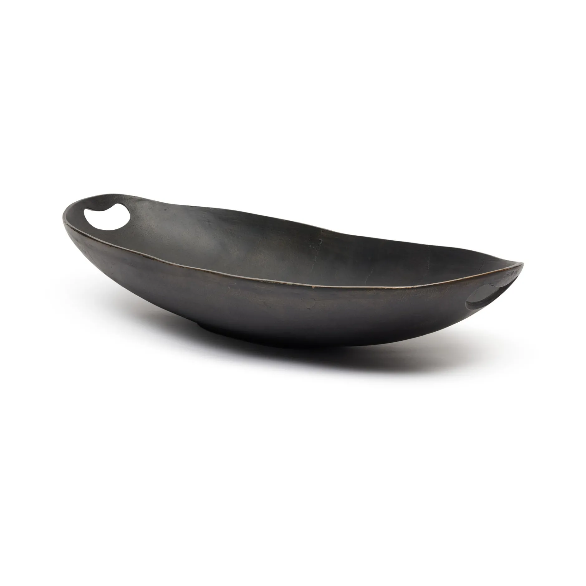Clearance Horgans Noir Oval Bowl Bronze Black