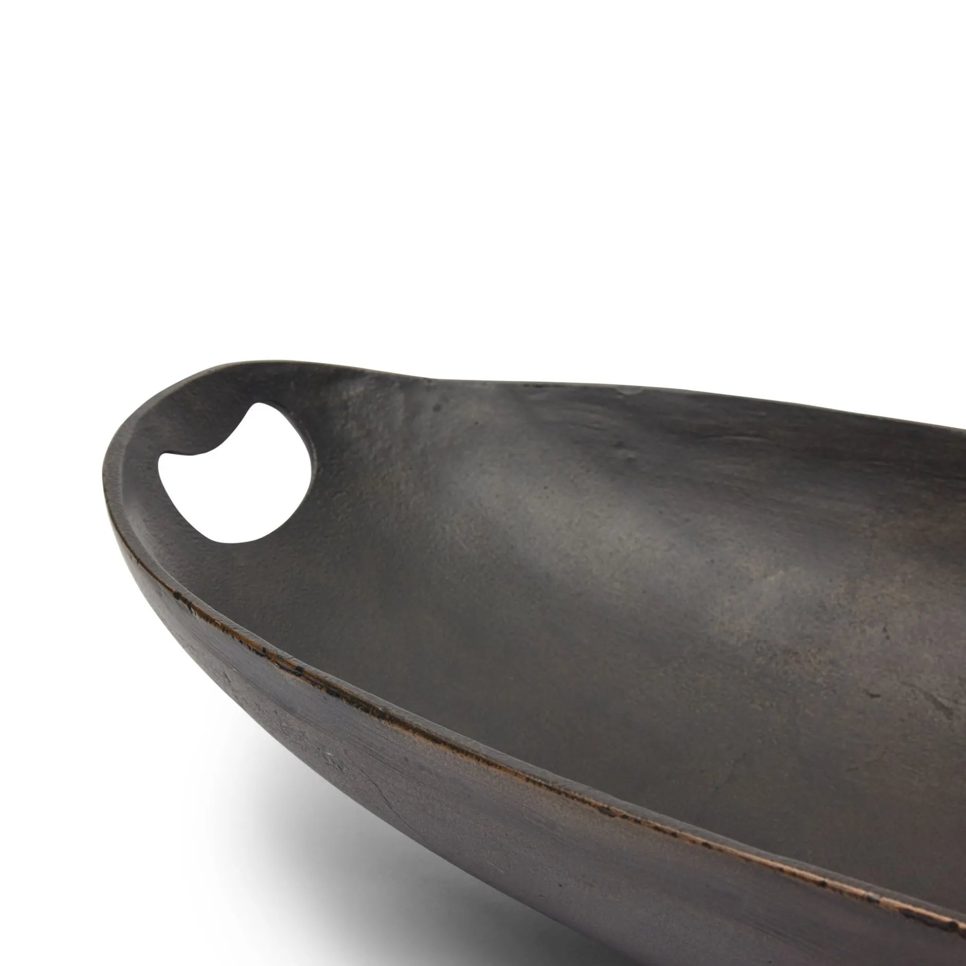 Clearance Horgans Noir Oval Bowl Bronze Black