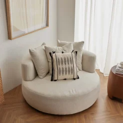 Hot Horgans Nova Handwoven Cushion 45x45 Black & White